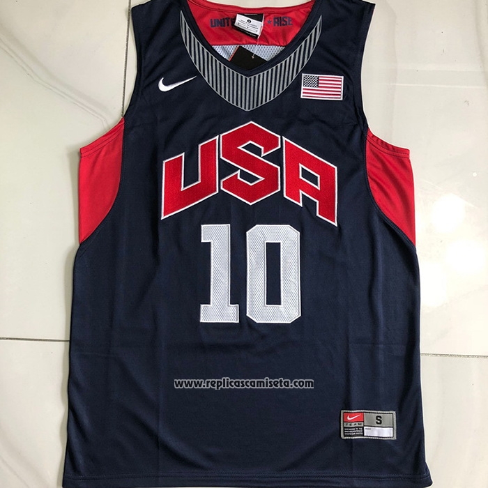 Camiseta USA 2012 Kobe Bryant #10 Azul